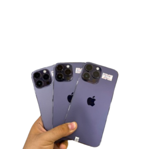 Iphone 14 pro max (Deep purple) 256gb Non pta sim lock  Battery 83 to 86